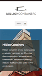 Mobile Screenshot of millioncontainers.com